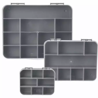 Sorteerdoos 8 vaks (LxBxH): 12,5 x 10 x 3 cm