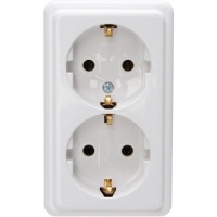 Kopp opbouw stopcontact RA dubbel