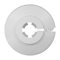 Pijprozet 12/15mm wit 2 stuks