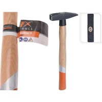 Hamer met houten steel 30 x 10 x 2 cm