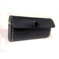 Zadeltasje zwart 1-sluiting