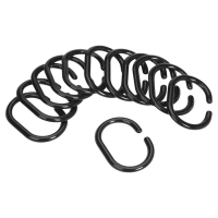 Douchegordijn ringen 12 stuks