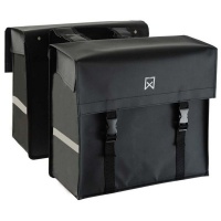 Dubbele Bisonyl Tas 40L Matzwart