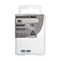 krukboutjes inbus verzinkt m5 din 914 2 st.