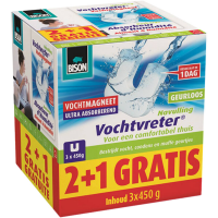 Bison vochtvreter Magneet 450 gr 3 stuks
