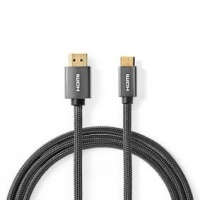 Mini HDMI naar HDMI 18Gbps 2.0mtr