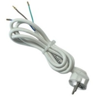 Aansluitsnoer + RA 3x1mm 3 meter wit