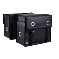  Dubbele Bisonyl Fietstas 52L Zwart 