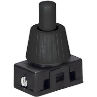 Drukschakelaar Korte As zwart