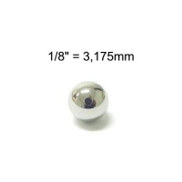 Kogels 1/8 3,175mm per 144