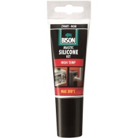 Bison Silicone Kit High Temp Zwart 60 ml