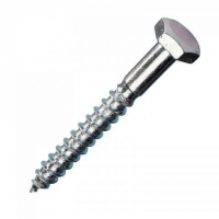 Houtdraadbout Verzinkt 6 x 80 mm per stuk