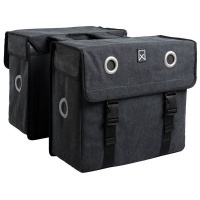 Dubbele Canvas Tas 67L Zwart