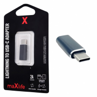 Lightning naar USB-C adapter zwart