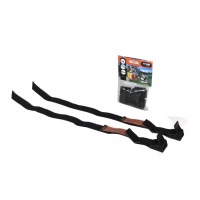 Fietsband-riempje 2 stuks zwart 40 X 1.8 cm