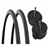 Anti-lek Fietsbanden Set 28x1.5/8x1.3/8 2x buitenbanden en 2x binnenbanden 37-622 700x35c
