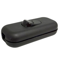 Snoerschakelaar Zwart