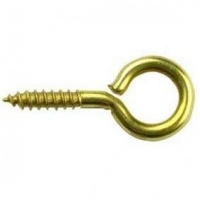 Deltafix schroefoog standaard vermessingd 30 x 14 mm 6 st.