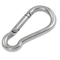 Karabijnhaak 8x80 verzinkt