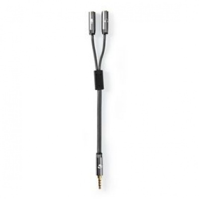 3.5mm jack adapterkabel splitst het audiosignaal 3.5mm jack adapterkabel splitst het audiosignaal