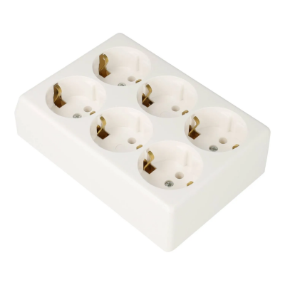 TCD 6V + RA rechthoek zonder snoer wit