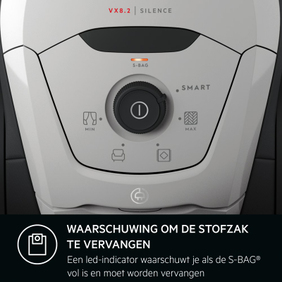 Aeg VX8 Stofzuiger Met stofzak - 57 dB