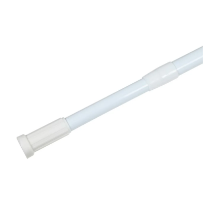 Douchegordijnstang 77,5 - 135 cm wit Douchegordijnstang 77,5 - 135 cm wit
