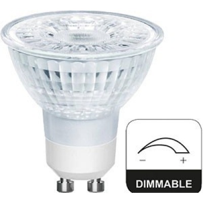 LED spot GU10 4,7-50W 2700K dimbaar Foto van LED spot GU10 4,7-50W 2700K dimbaar