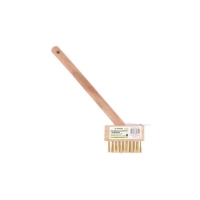 Foto van Voegenstaalborstel met steel 30 cm