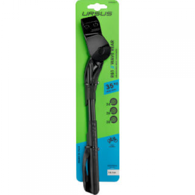 Ursus Wave Fietsstandaard Zwart 18 mm Foto van Ursus Wave Fietsstandaard Zwart 18 mm