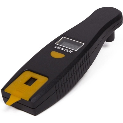 Bandenspannings en profielmeter digitaal Foto van Bandenspannings en profielmeter digitaal