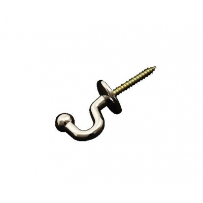 embrassehaak chroom 30mm 2st Foto van embrassehaak chroom 30mm 2st