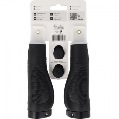 Easy Grip Handvatten Ergonomisch 130mm - Zwart