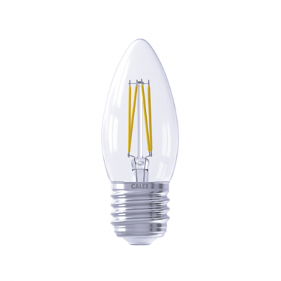 Kaarslamp filament dimbaar E27 4,5W 2700K Foto van Kaarslamp filament dimbaar E27 4,5W 2700K