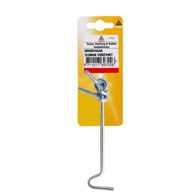 Foto van Windhaak 80mm Verzinkt