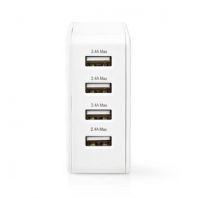 Oplader 4x USB-A 24 W