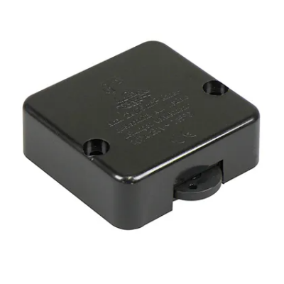 Kastschakelaar zwart Foto van Kastschakelaar zwart