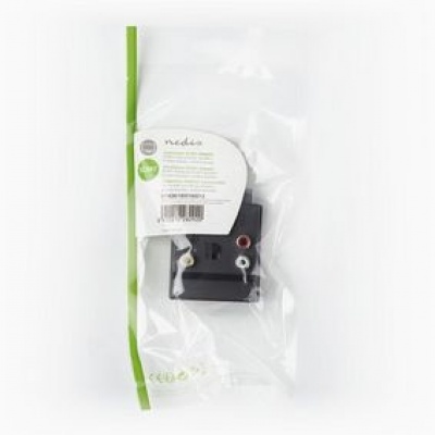 Scart-adapter | scart male-female | 3 x tulp/RCA Scart-adapter | scart male-female | 3 x tulp/RCA