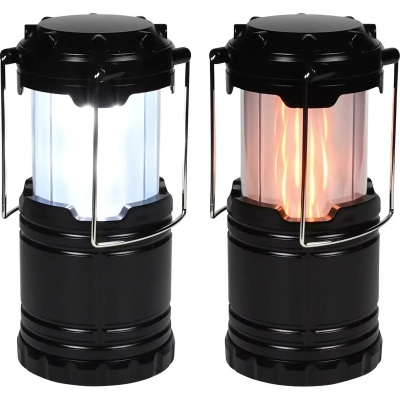 Campinglamp flame effect 2-in-1 Foto van Campinglamp flame effect 2-in-1