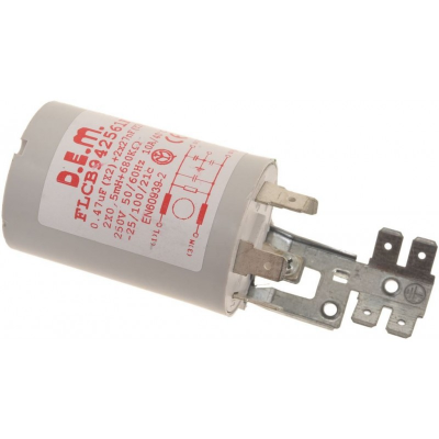 Foto van Ariston-Blue Air Condensator Ontstoring 0.47µF + 2x0.025µF C00064559