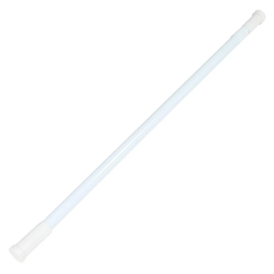 Douchegordijnstang 77,5 - 135 cm wit Douchegordijnstang 77,5 - 135 cm wit