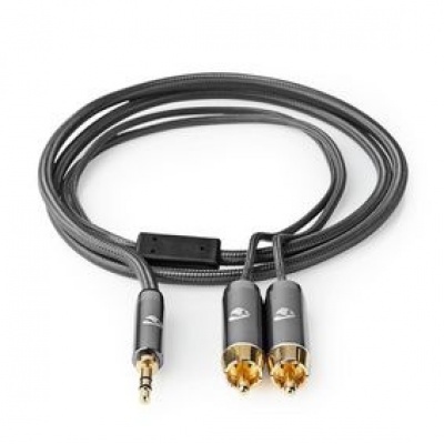 3.5 mm Male 2x RCA Male 5.0mtr 3.5 mm Male 2x RCA Male 5.0mtr
