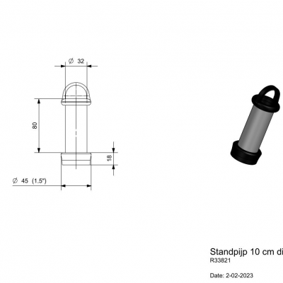Reginox Standpijp Standpijp R33821