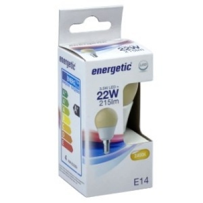 LED kogel E14 3,5-22W 2400K flame