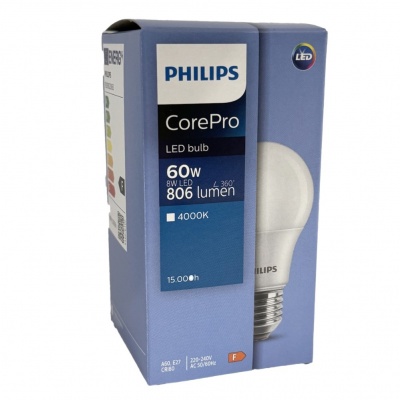 LED GLS E27 8-60W 4000K LED GLS E27 8-60W 4000K