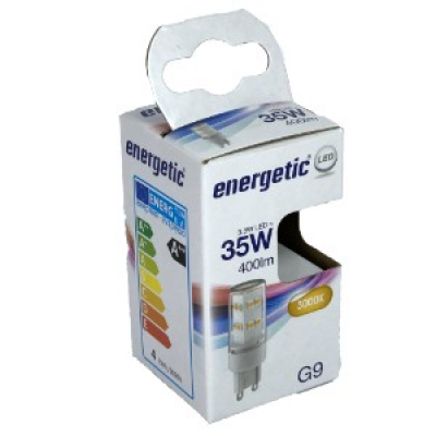 LED G9 helder 3,3W 3000K LED G9 helder 3,3W 3000K