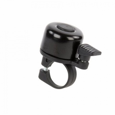 Fietsbel race mini met veerklepel zwart