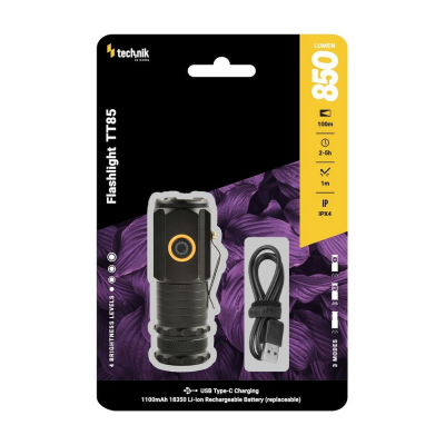 Zaklamp TT85 oplaadbaar 850 lumen