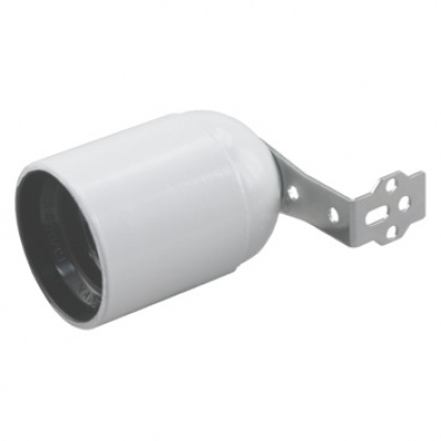 Foto van Lamphouder E27 met beugel wit