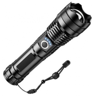 LED zaklamp oplaadbaar zoom 1000 lumen Foto van LED zaklamp oplaadbaar zoom 1000 lumen